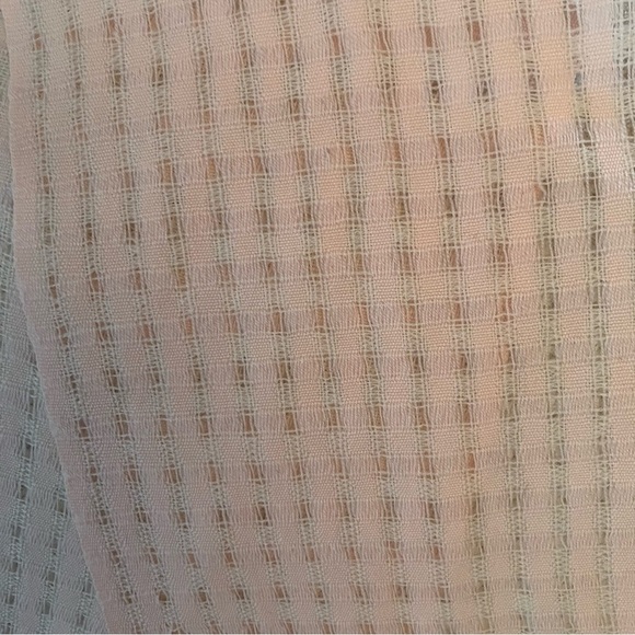 Madawaska Weavers Canada Pure Wool Hand Woven Pale Pink Scarf Kerchief 40”x7.5” - Picture 2 of 5